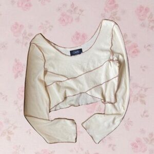 SOLD NWOT Patchwork Cider Crop Top